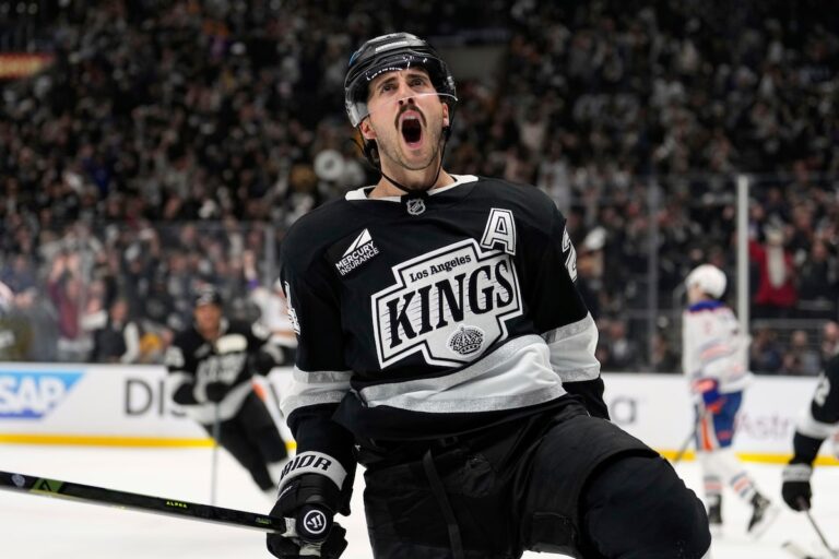 Kings a soufflé de quatre buts avant le vainqueur de Danault Nets en décision 6-5 contre les Oilers