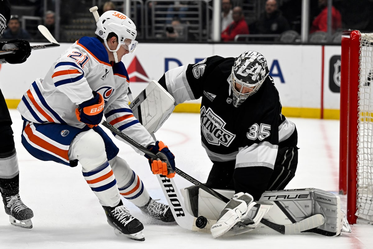 Kuemper Nets cinquième blanchissage de la saison sous le nom de Los Angeles Kings Blank Edmonton Oilers 3-0