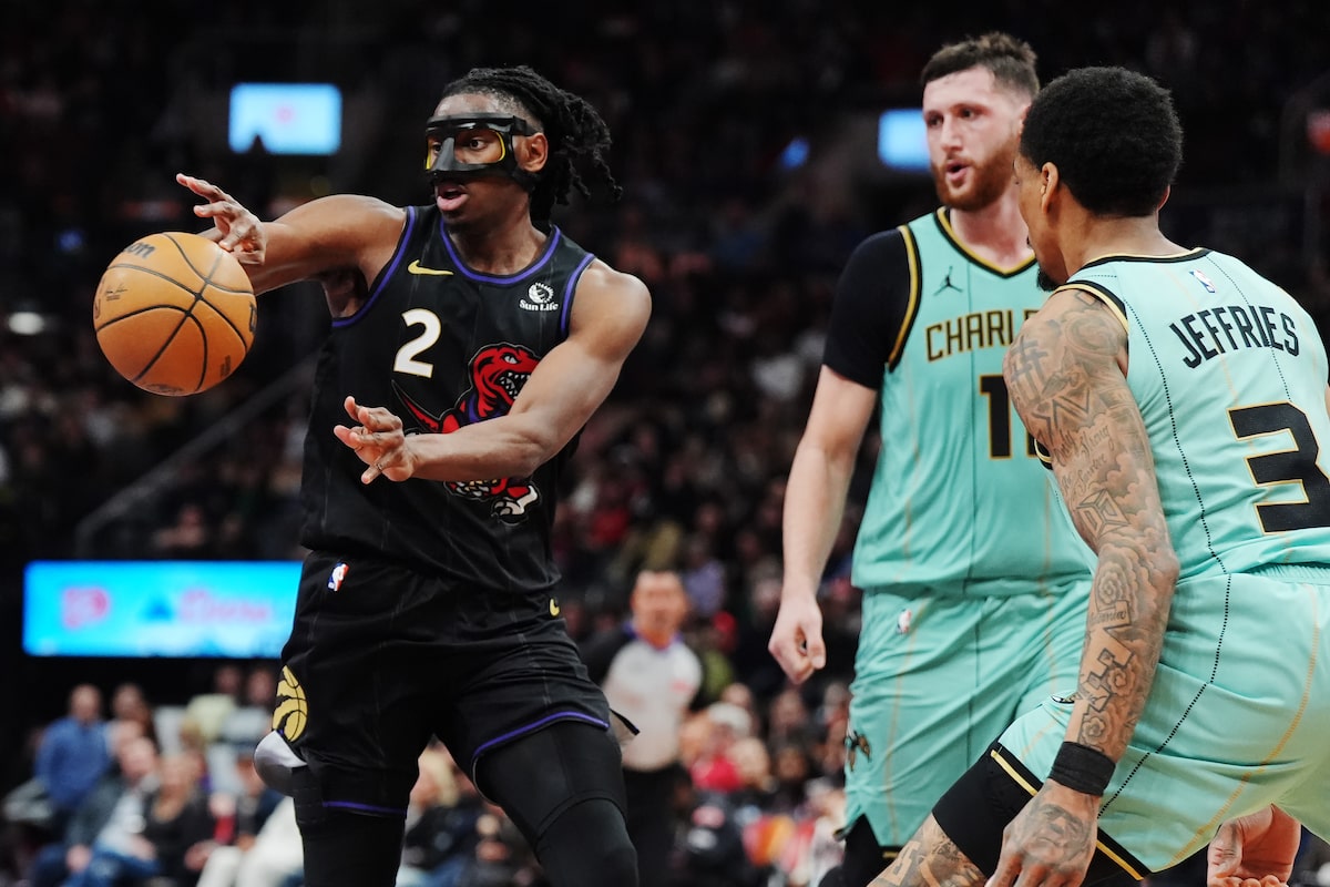 La recrue des Raptors Jonathan Mogbo a le premier triple-double de sa carrière à n'importe quel niveau