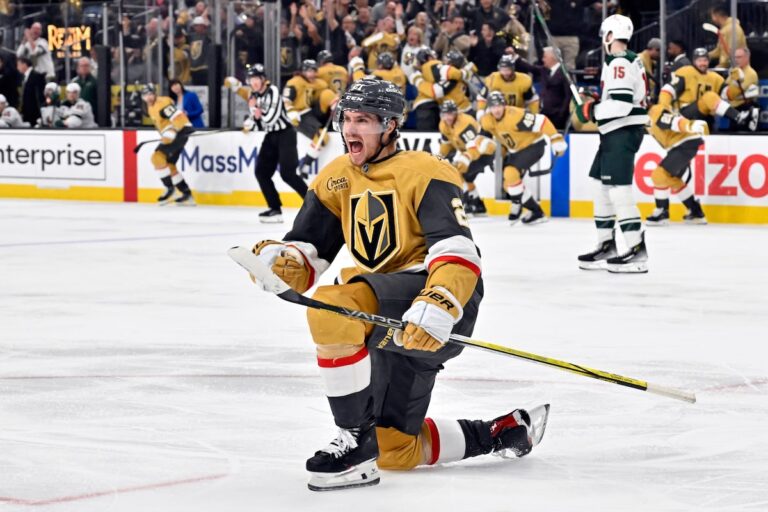 Le but de l'OT de Howden donne à Golden Knights une victoire de 3-2 sur la série Wild et 3-2 la série