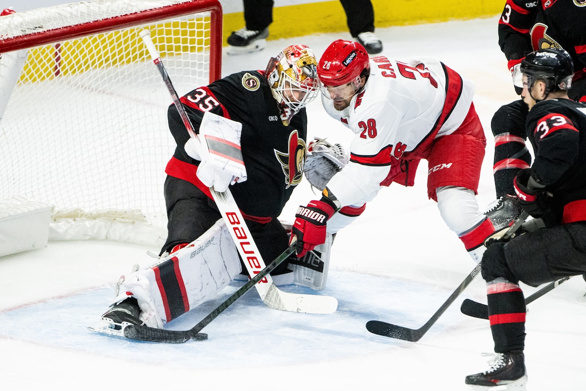 Les sénateurs d'Ottawa ferment la saison régulière avec 7-5 victoires sur les Hurricanes de la Caroline