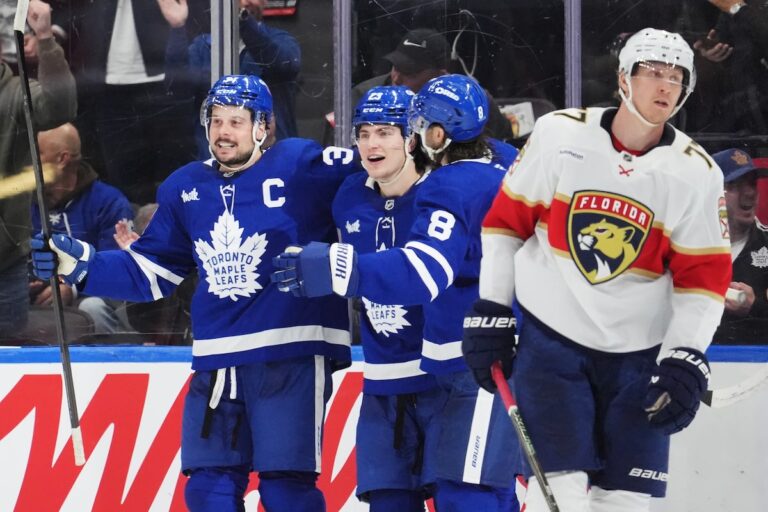 Maple Leafs décroche des séries éliminatoires, sécurisé la division de l'Atlantique avec victoire contre les Panthers