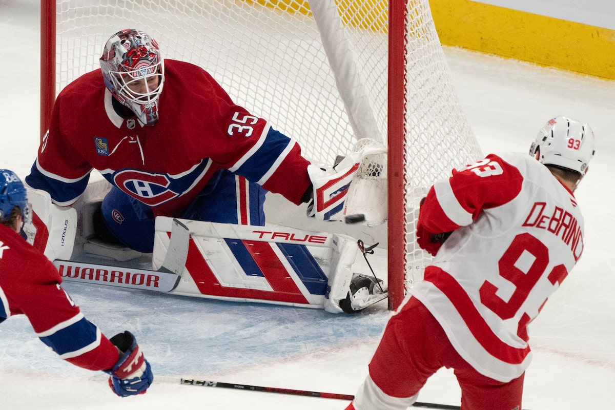 Montembeault, Anderson soulève les Canadiens sur Red Wings 4-1 pour la sixième victoire consécutive