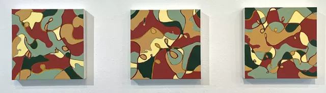 Panneaux "cartes" 1, 2 et 3 - Alice Dodge © ️ Sept jours