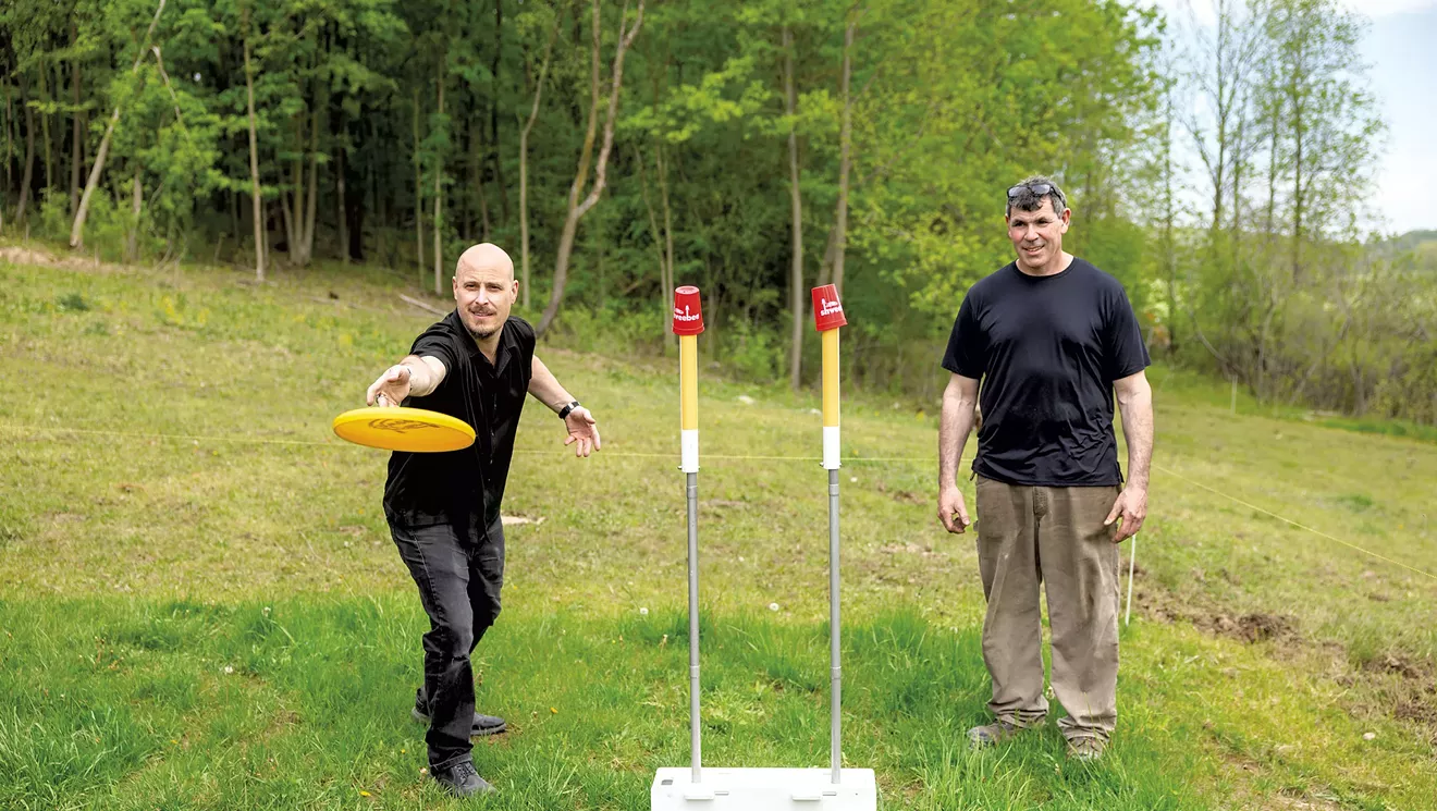Shweebee, un jeu de disque volant, vise à être le prochain Cornhole
