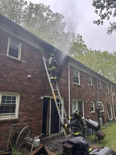 Les pompiers du Blaze du 20 mai - gracieuseté du service d'incendie de South Burlington