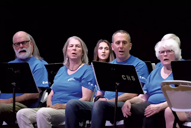 Le Choir Aphasia du concert du Vermont en 2023 - gracieuseté de Cathy Webster