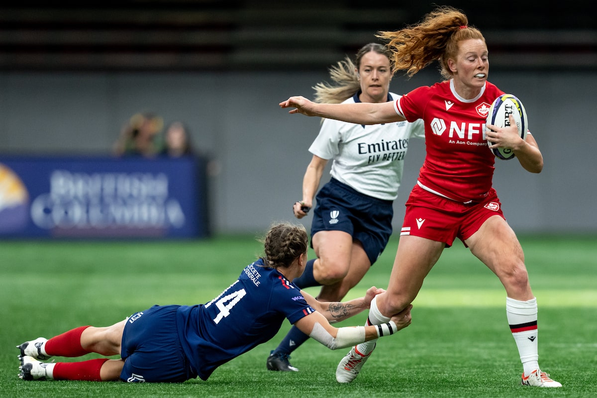 Canada pour nous affronter à Ottawa lors du dernier match à domicile avant la Coupe du monde de rugby féminine