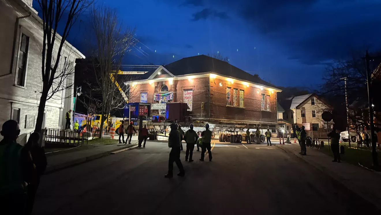 Coupé au Vermont: Johnson Public Library se déplace vers un terrain supérieur, hors de la zone d'inondation