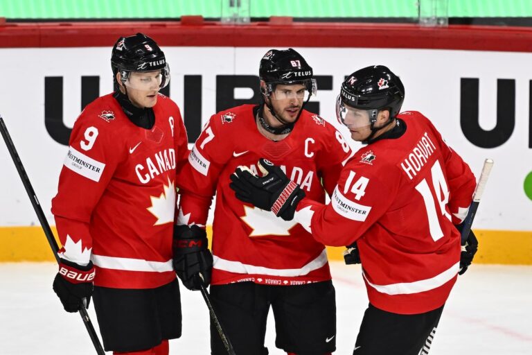 Crosby clignote la compétence de superstar, Horvat marque deux fois alors que le Canada bat la France 5-0