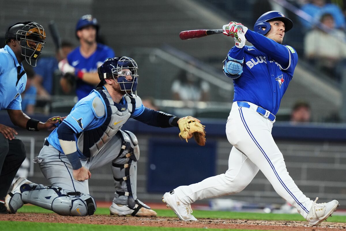 Daulton Varsho n'a jamais frappé le ballon plus fort dans son retour de la chirurgie de l'épaule