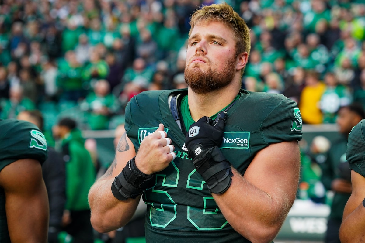 Ferland de la Saskatchewan un ajustement parfait n'importe où sur la ligne offensive des Roughriders