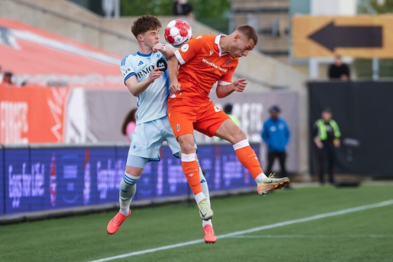 Forge FC ARDES CF Montréal en première étape du quart de finale du Championnat canadien Telus