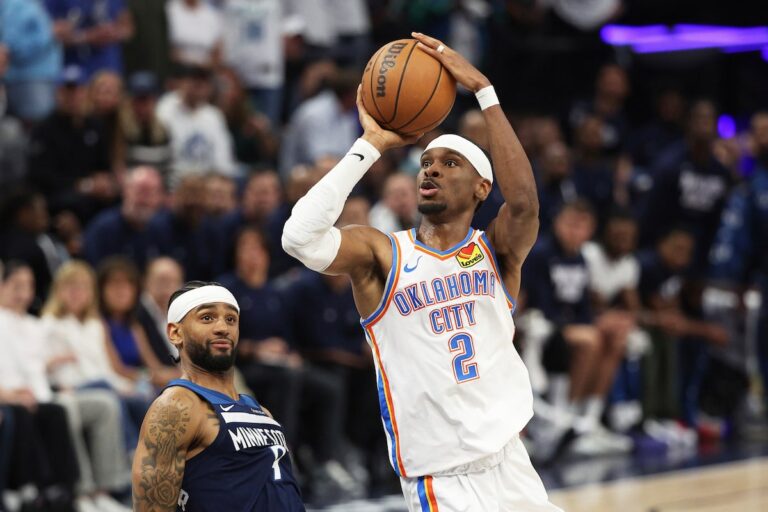 Gilgeous-Alexander marque 40 points alors que Thunder repousse T-Wolves 128-126 pour prendre la tête de la série 3-1