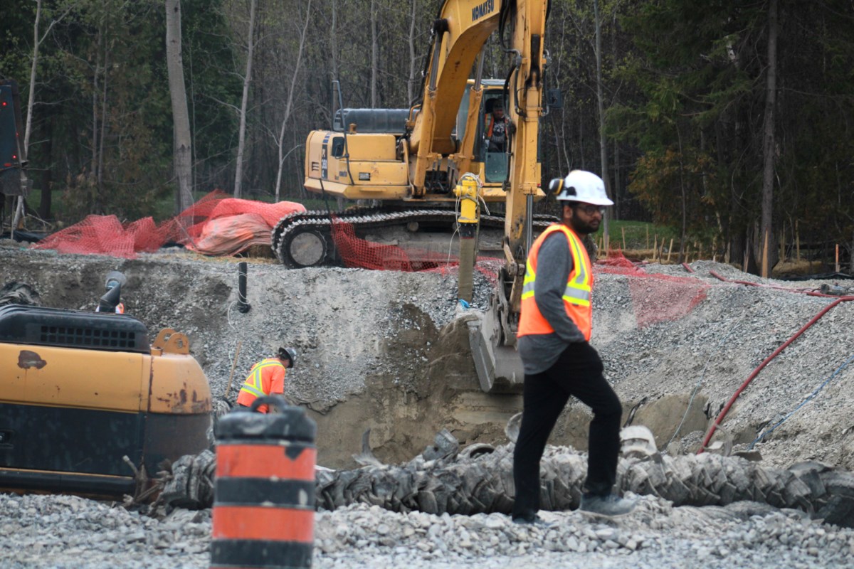 Home2 Suites by Hilton Hotel en construction à Sudbury