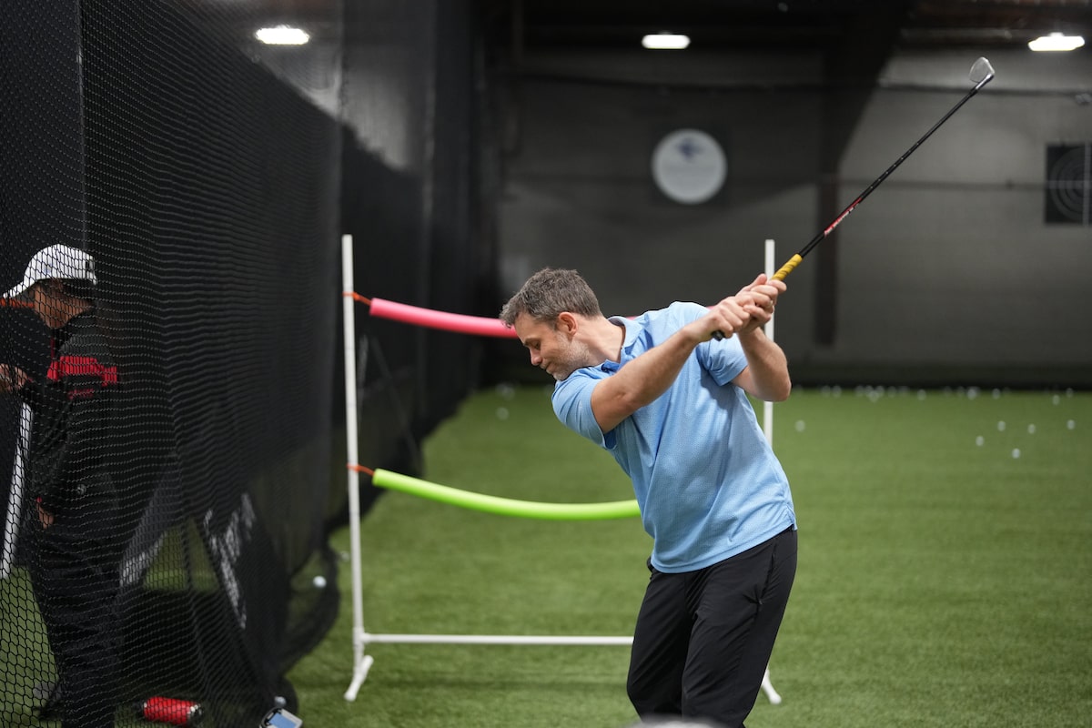 La chasse sans fin pour votre prochain, peut-être d'abord, super coup de golf