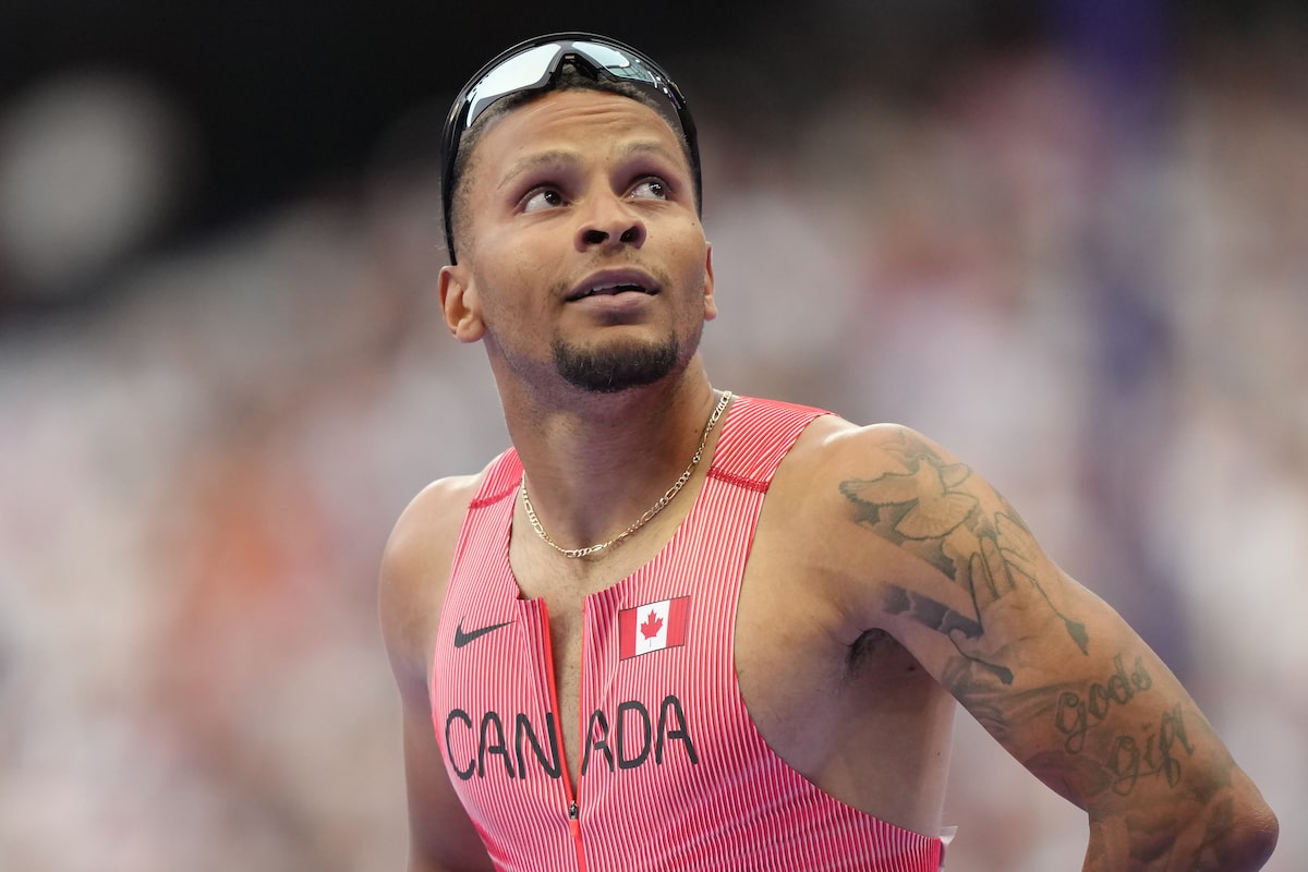 Le sprinter canadien Andre de Grasse trouve la motivation dans l'incertitude future, se concentre sur le biopic