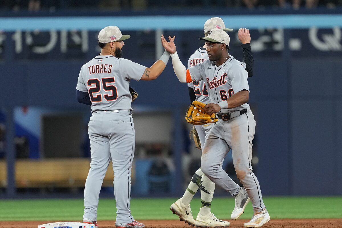 L'effort de trois-RBI de Spencer Torkelson mène les meilleurs tigres MLB-Best Blue Jays 3-2