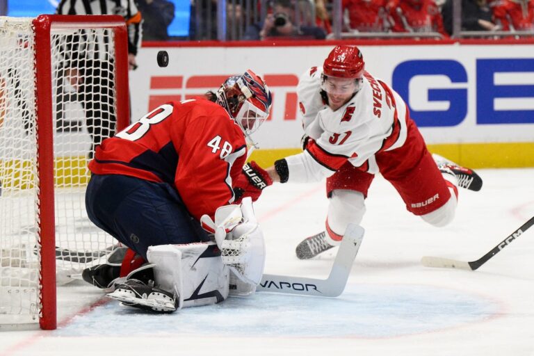 Les Capitals ressemblent davantage à battre les Hurricanes 3-1 dans le match 2 pour égaliser la série