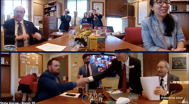 Le comité de la conférence sur l'article 20127 conclut un accord vendredi. - Capture d'écran