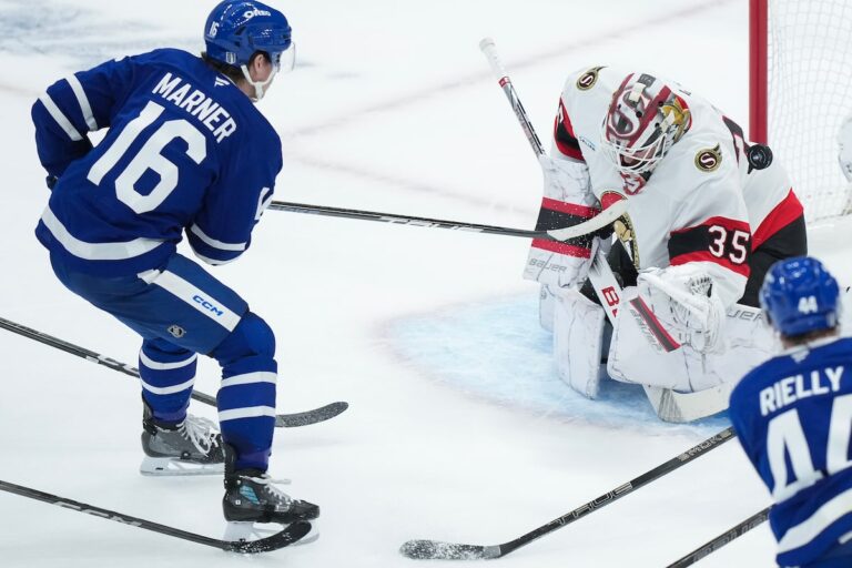 Mitch Marner et les Maple Leafs patinent dans une bataille de deuxième tour avec les Panthers