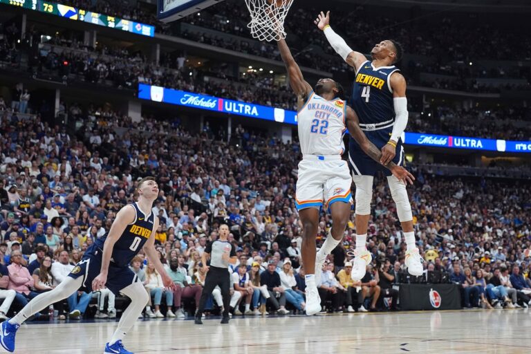Shai Gilgeous-Alexander marque 25 points et mène Thunder après Denver 92-87 pour égaliser la série 2-2