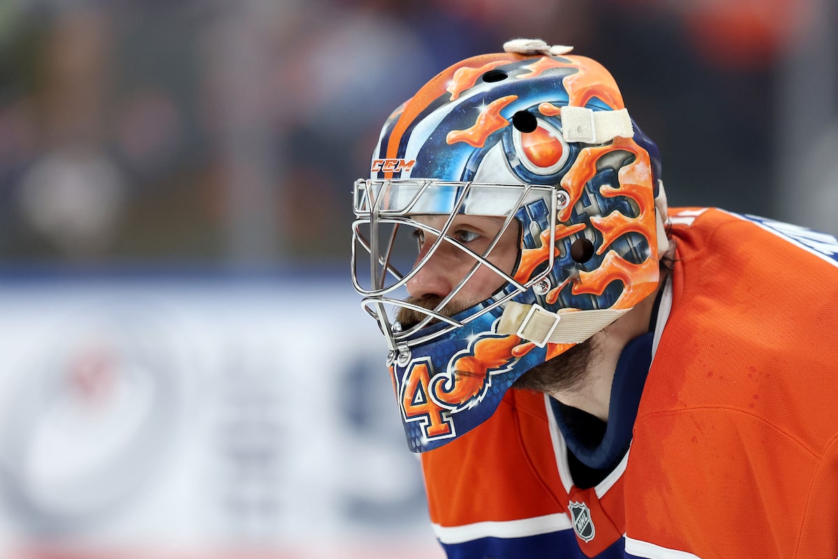Stuart Skinner Backstopping Oilers après une autre réinitialisation de Mid-Playoff