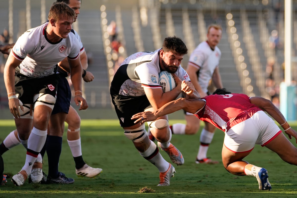 Canada Rugby Noms de 42 hommes Camp Award of Juillet Test Matches Test