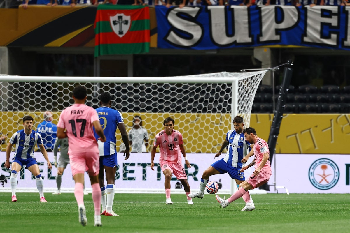 Le magnifique coup franc de Lionel Messi aide Inter Miami à battre Porto lors de la Coupe du Monde Club