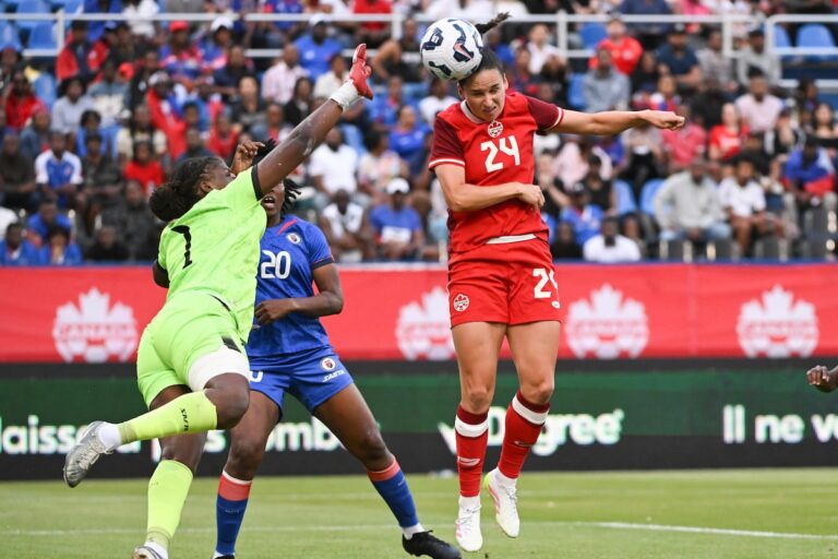 Les femmes canadiennes tombent une place au n ° 8 dans le classement de la FIFA