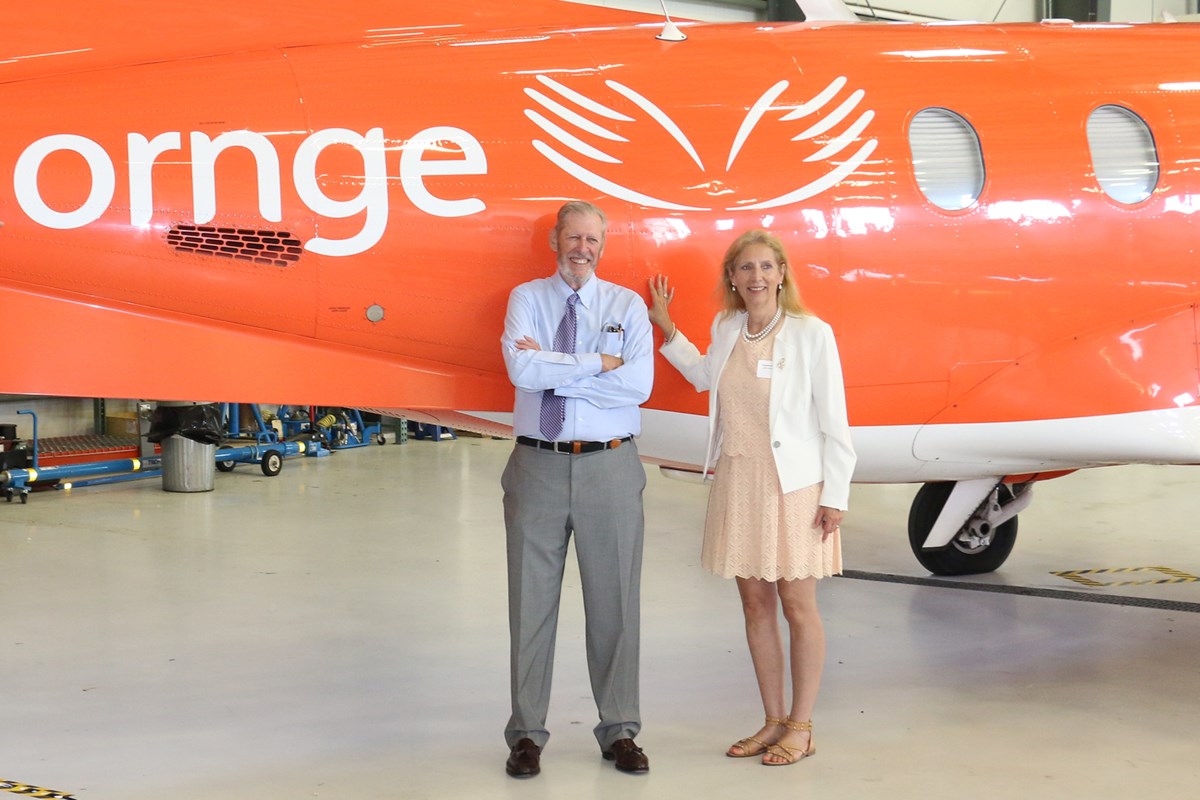 Ornge dévoile sa nouvelle superbase à l'aéroport du Grand Sudbury