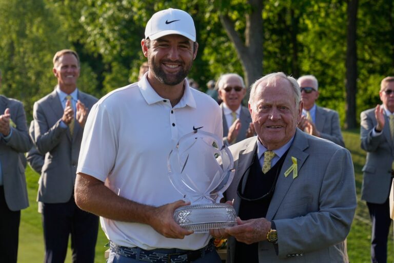 Scottie Scheffler rejoint Tiger Woods en tant que seuls gagnants répétés au Memorial