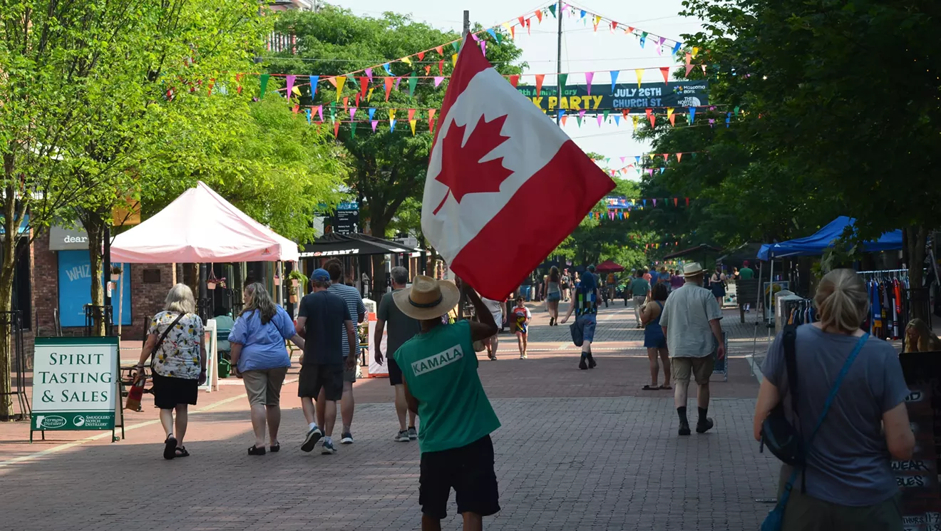 La rue de l'église de Burlington a temporairement renommé «Rue Canada»