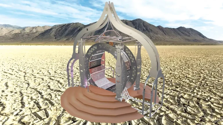 Une énorme installation d'art «Loop» se dirige vers Burning Man