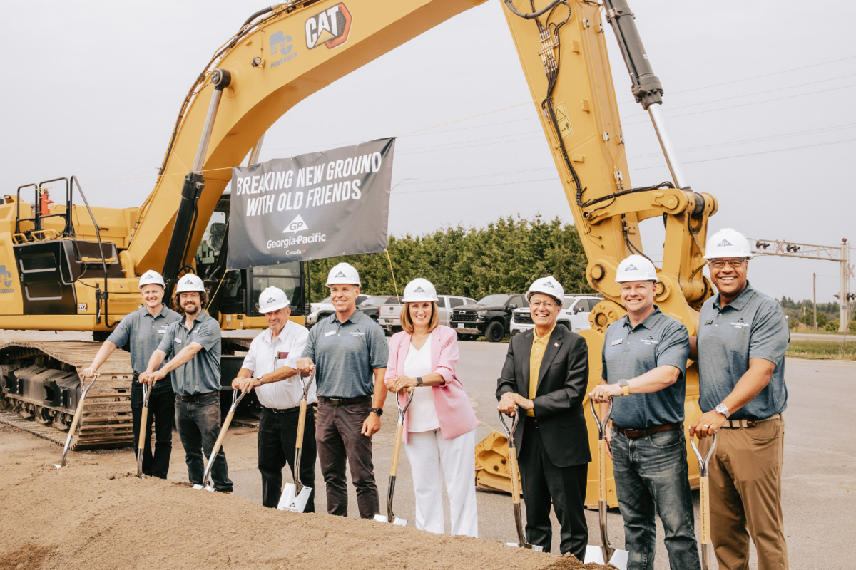 Georgia-Pacific faisant 191 millions de dollars de mises à niveau à Englehart Mill