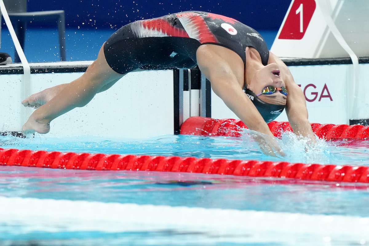 Kylie Masse axée sur les grands gamer du Canada axé sur les mondes, et non les Jeux olympiques de Los Angeles, et non les Jeux olympiques