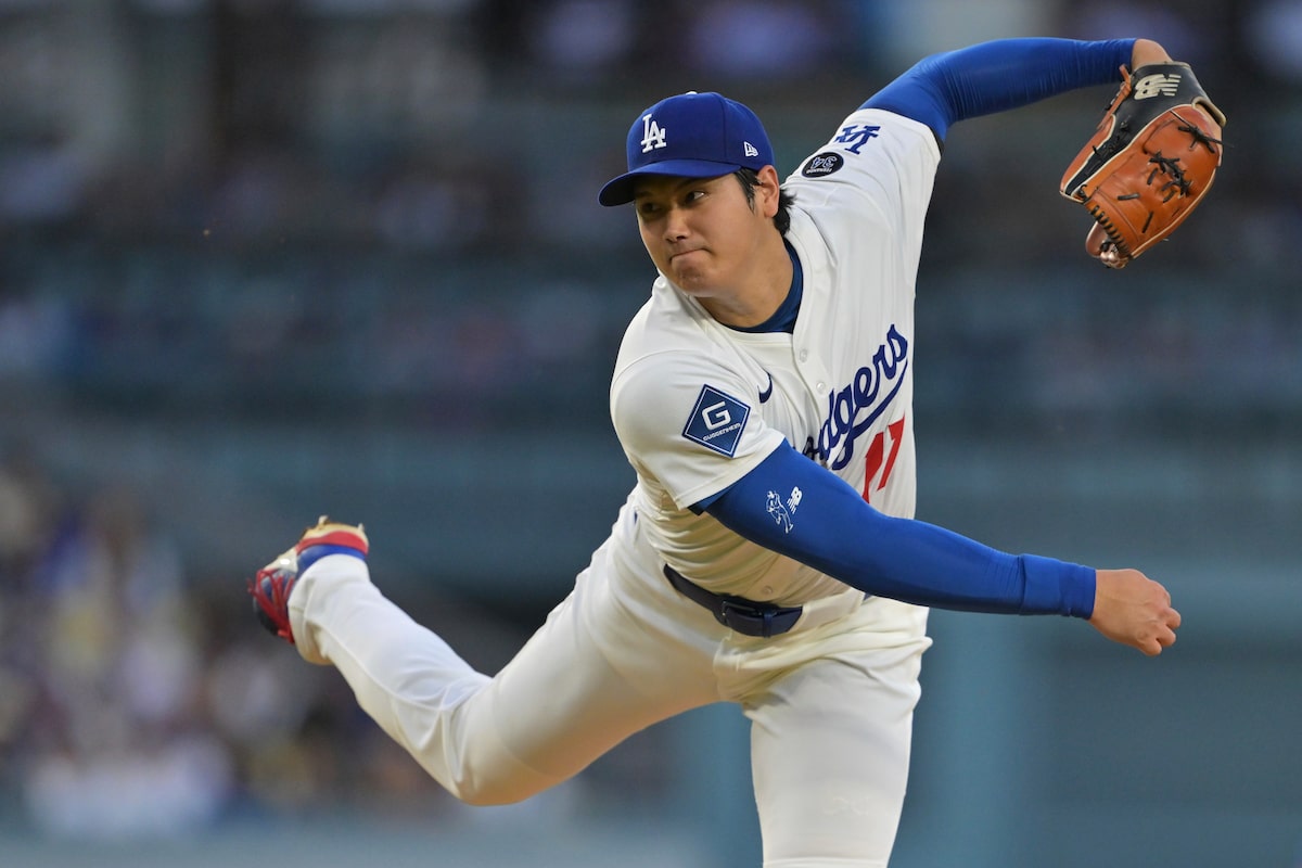La star bidirectionnelle des Dodgers, Shohei Ohtani, pitch mercredi