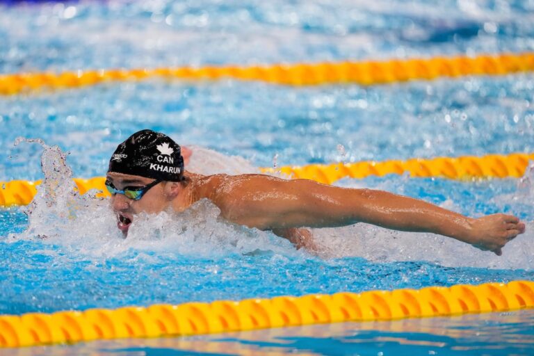 Le Canada prend le bronze au relais au World Nimming Championship, McIntosh Eyes Third Gold