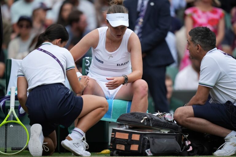 Le champion en titre de Wimbledon Barbora Krejcikova perd de dixième tête de série au troisième tour
