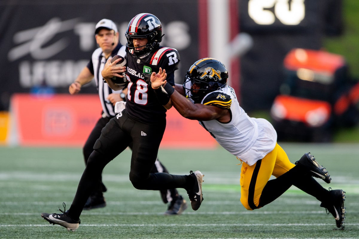 Mitchell mène Tiger-Cats après les RedBlacks en difficulté pour la quatrième victoire consécutive
