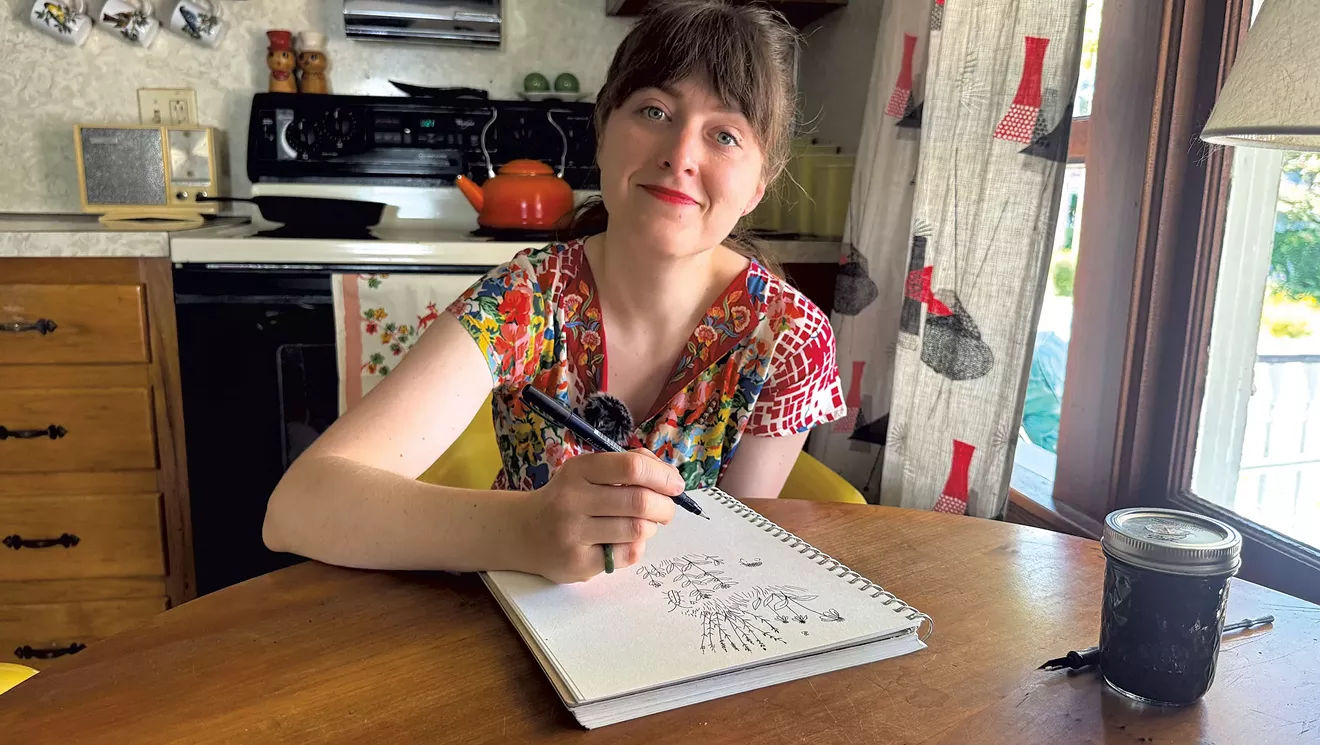 Q&R: Une journée dans la vie de l'artiste Cottagecore Julianna Brazill