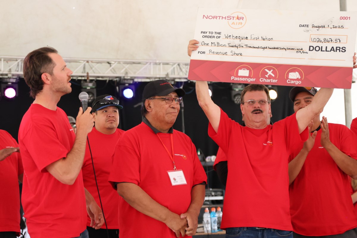 Contrat de partage des revenus avec les filets de compagnie aérienne Première nation à plus de 1 million de dollars