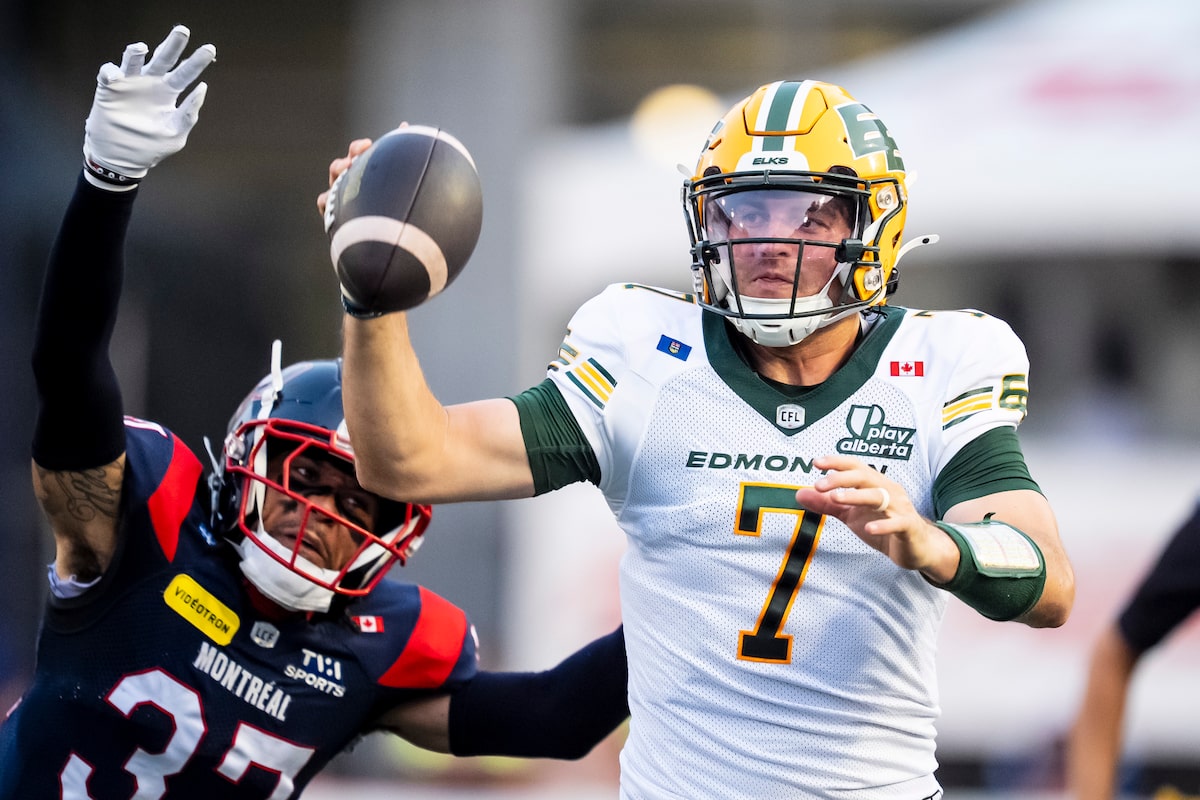 Edmonton Elks bat Montréal Alouettes 23-22 lors de la première victoire de la saison