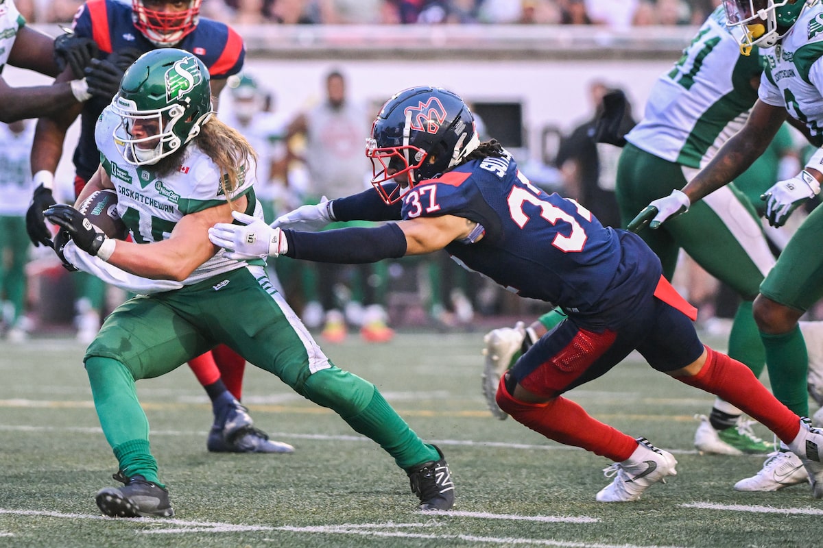 Roughriders écrase les alouettes à domicile en 34-6 victoires