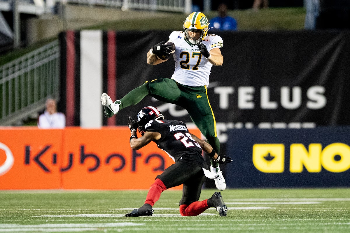 Visiter Edmonton Elks remporte le troisième match consécutif avec 30-20 victoire sur Ottawa Redblacks