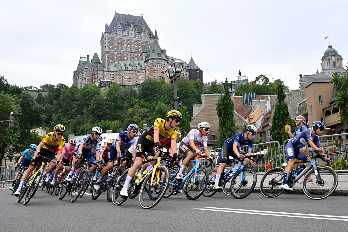 Affaire du Québec pour les manifestations avec l'arrivée de l'équipe de cyclisme technologique israélienne