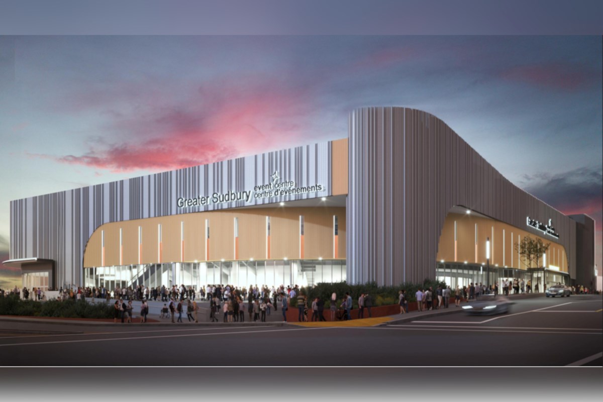 `` Full Steam Ahead '': Schémas du centre d'événements du centre-ville de Sudbury publié