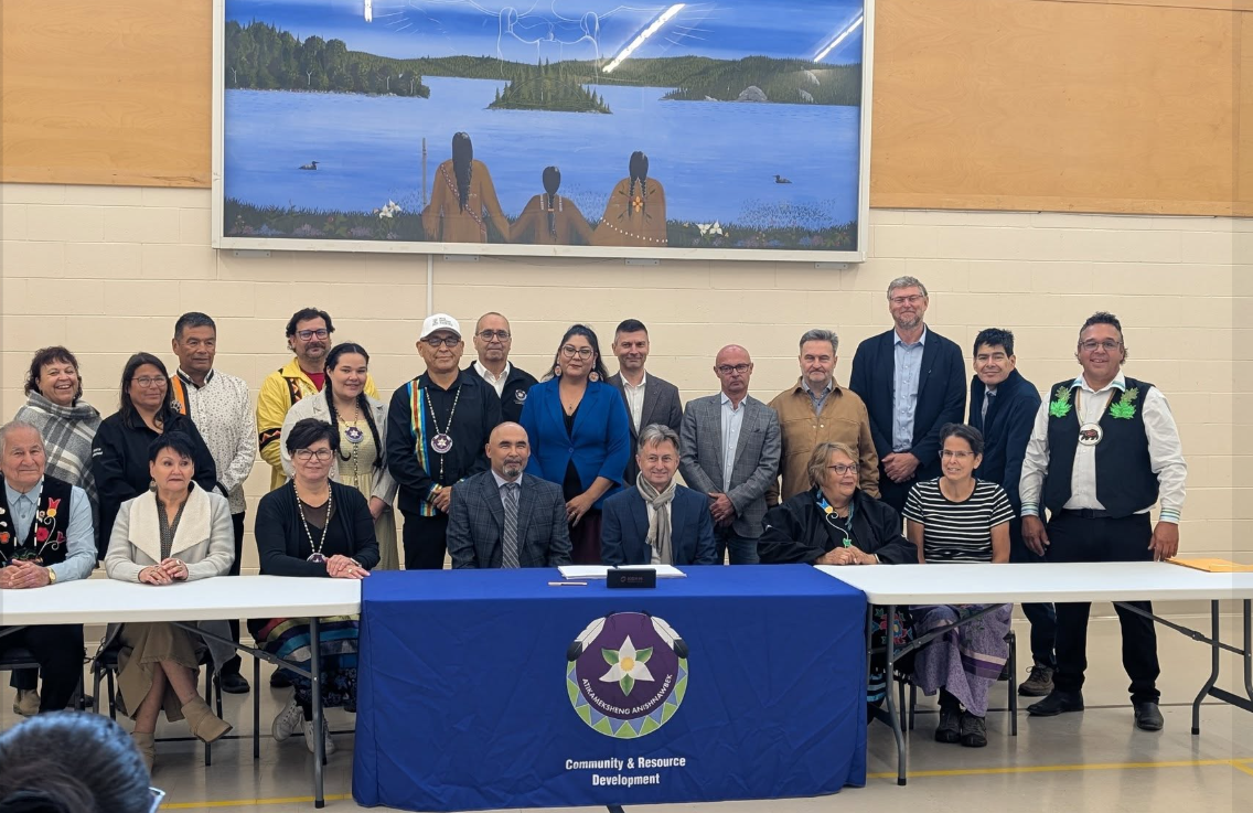 La Première nation de Sudbury Signe les avantages sociaux avec Mine Builder