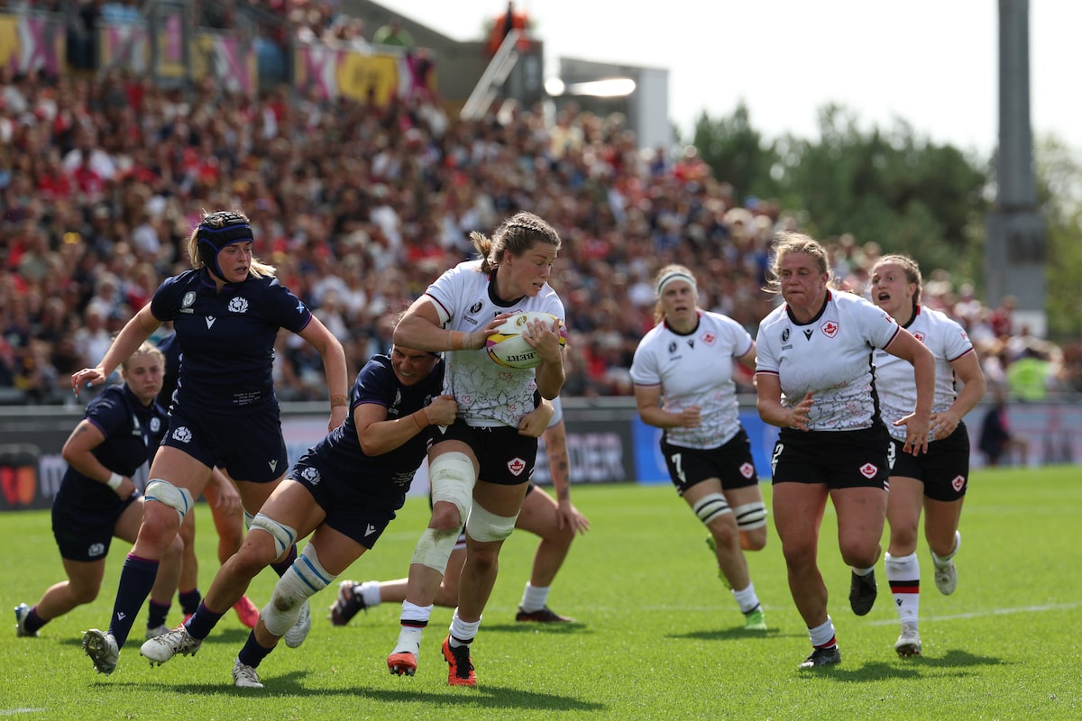 Le Canada bat l'Écosse pour installer un affrontement en quart de finale de l'Australie à la Coupe du monde de rugby féminine