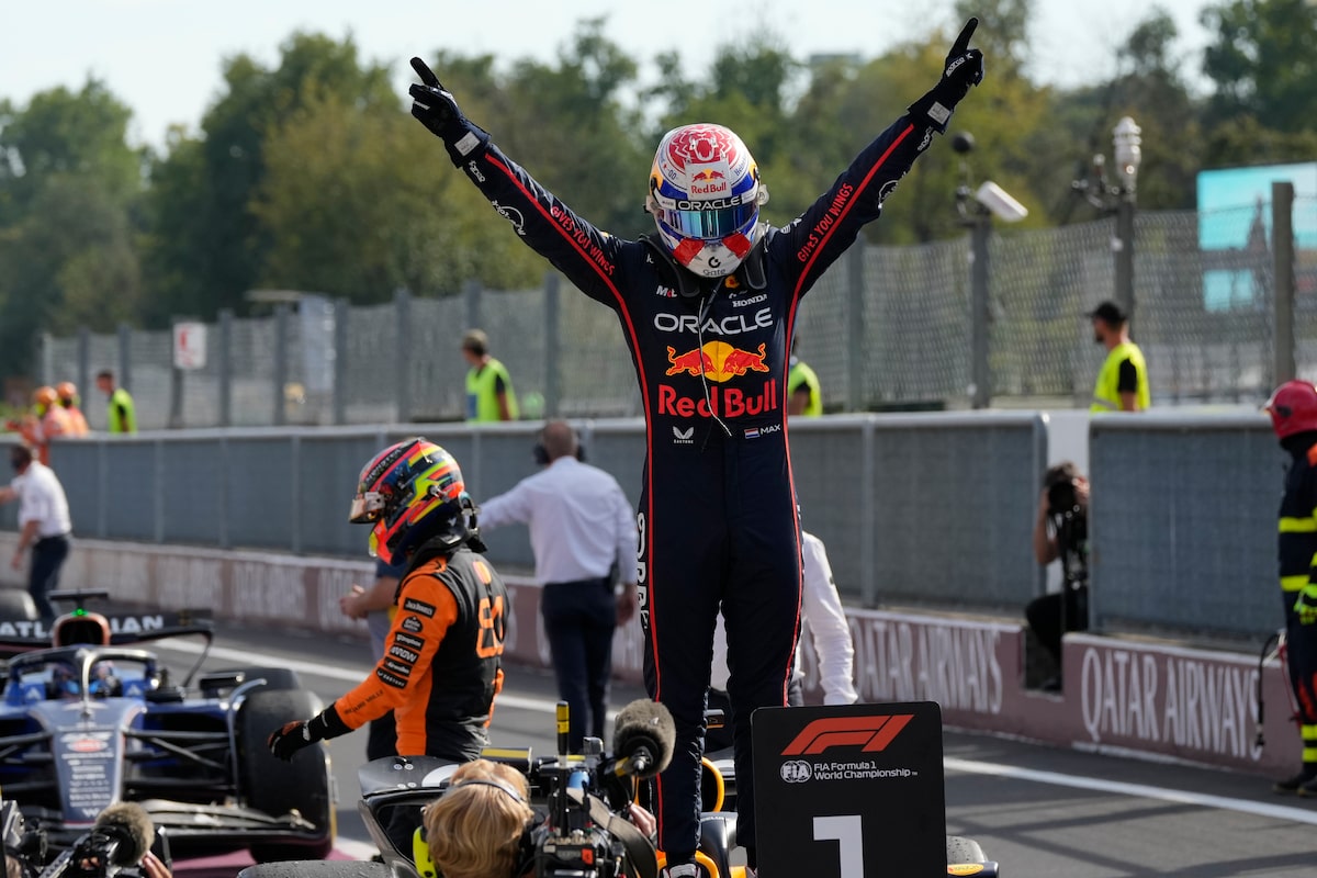 Max Verstappen termine le double italien en un temps record